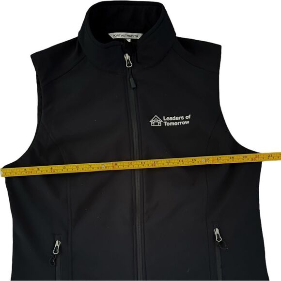 Port Authority CVS Logo Black Zip Up Vest. Pockets. Large. - Picture 3 of 6
